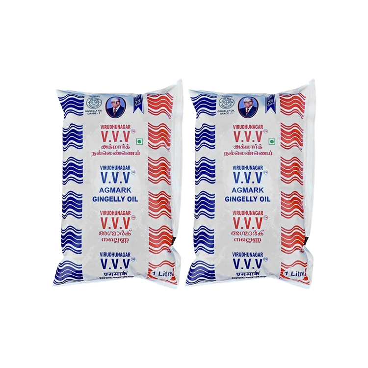 VVV Sesame Oil/Til Oil - Pack of 2 (Ellu Enne)