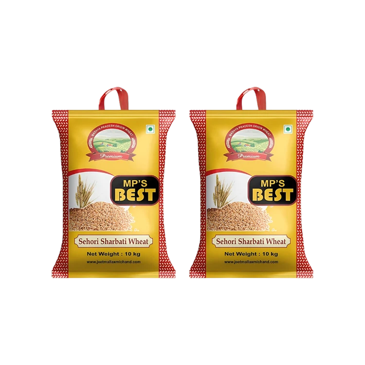 MP'S BEST Sehori Sharbati Wheat - Pack of 2 (Sharbati Godhi)