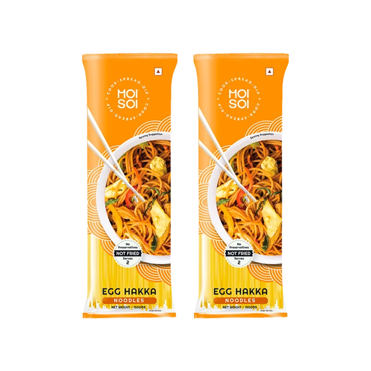 Moi Soi Egg Hakka Noodles - Pack of 2