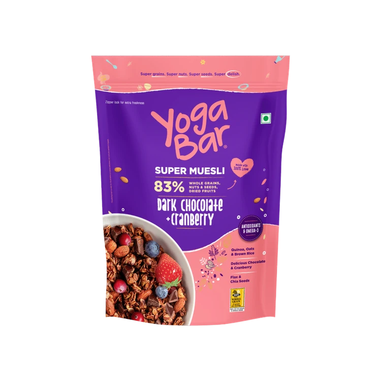 Yoga Bar Dark Chocolate & Cranberry Muesli