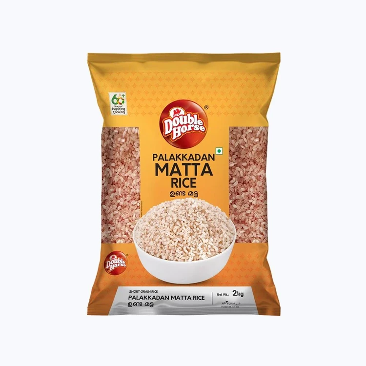 Double Horse Palakkadan Matta Rice (Short Grain) (Matta Akki)