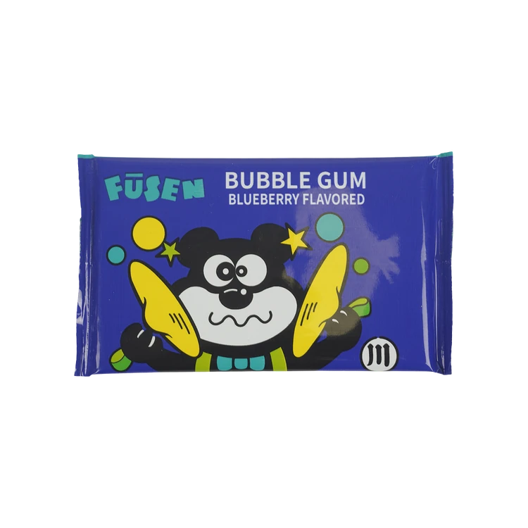 Fusen Blueberry Flavored Bubble Gum