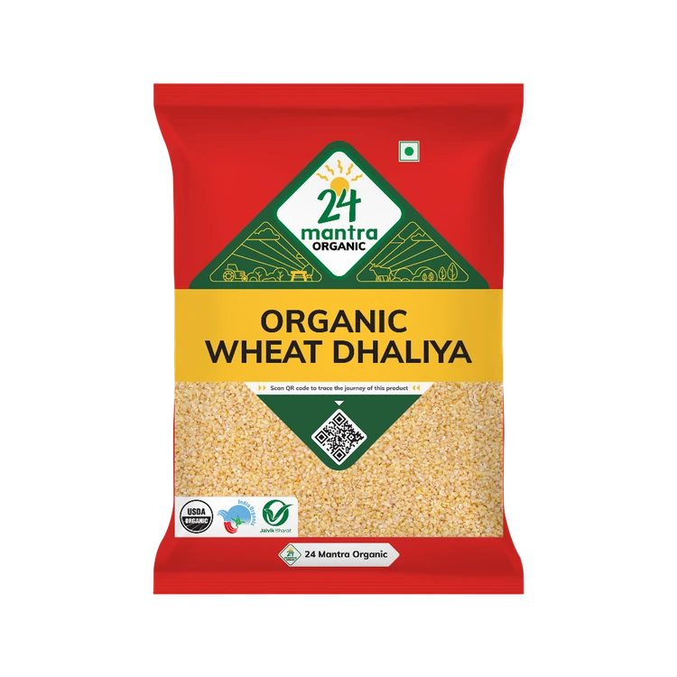 24 Mantra Organic Wheat Daliya
