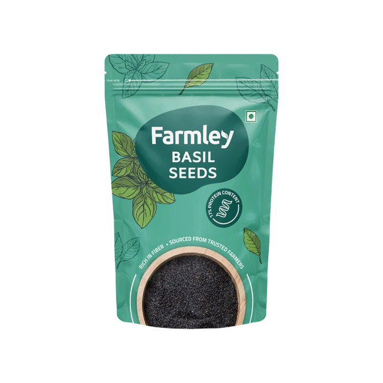 Farmley Raw Basil Seeds / Sabja Seeds (Tulasi Beeja)