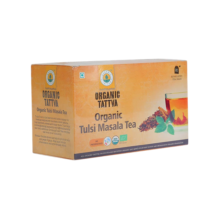 Organic Tattva Organic Tulsi Masala Tea Bags