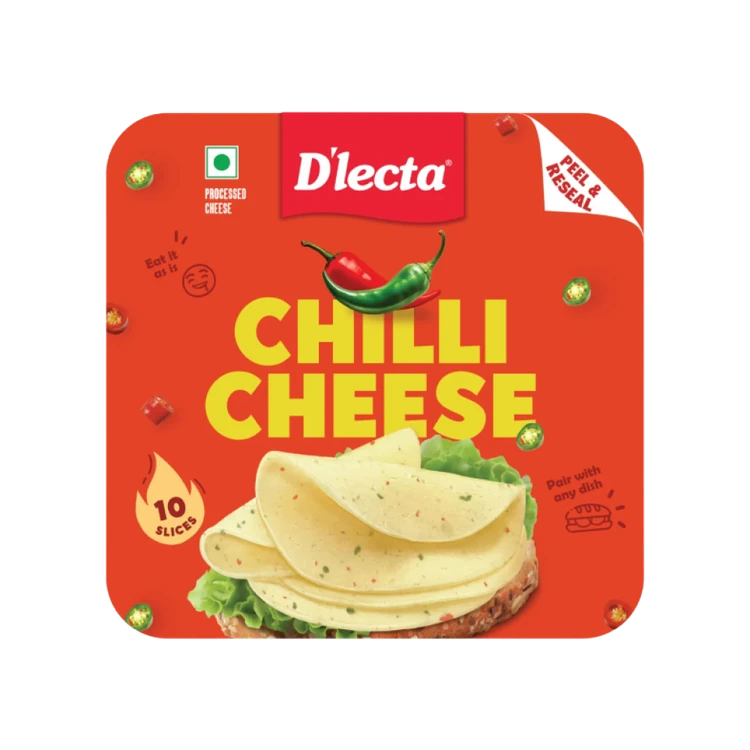 D'lecta Chilli Cheese Slices