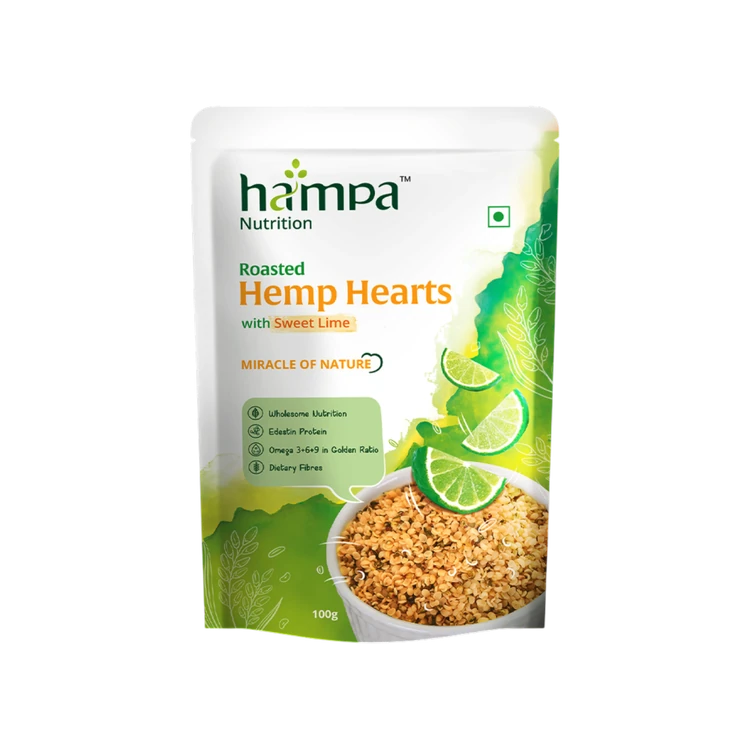 Hampa Nutrition Roasted Hemp Hearts with Sweet Lime