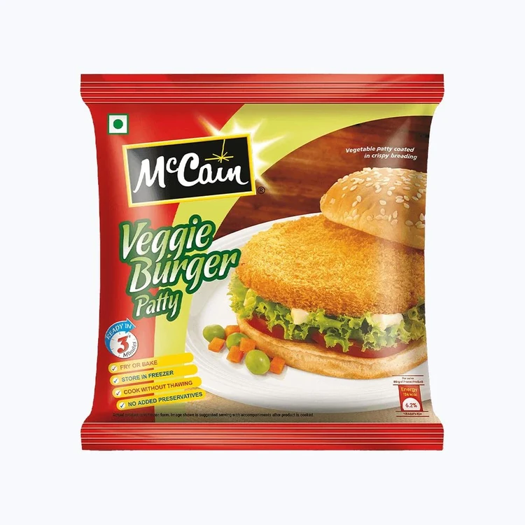 McCain Veg Burger Patty (Frozen)