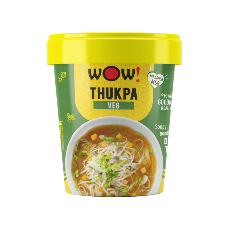 Wow! Thukpa Veg Cup Noodles - Pack of 2