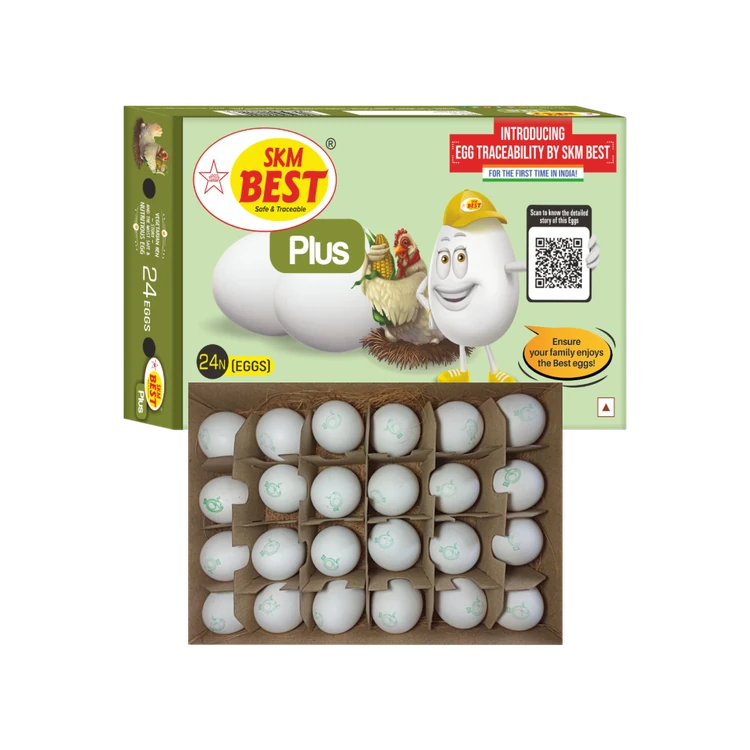 SKM Best Eggs White Protein Rich Eggs Plus
