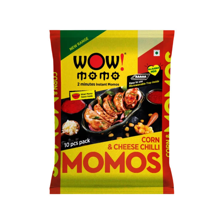 Wow! Momo Corn & Cheese Chilli Momos