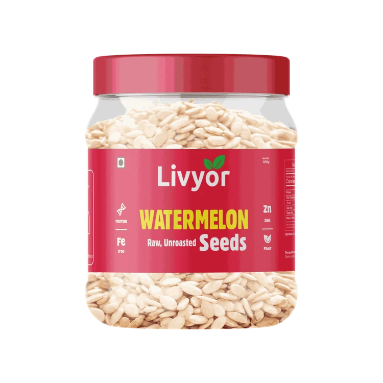 Livyor Raw Unroasted Watermelon Seeds (Kallangadi / Magaj Beeja)