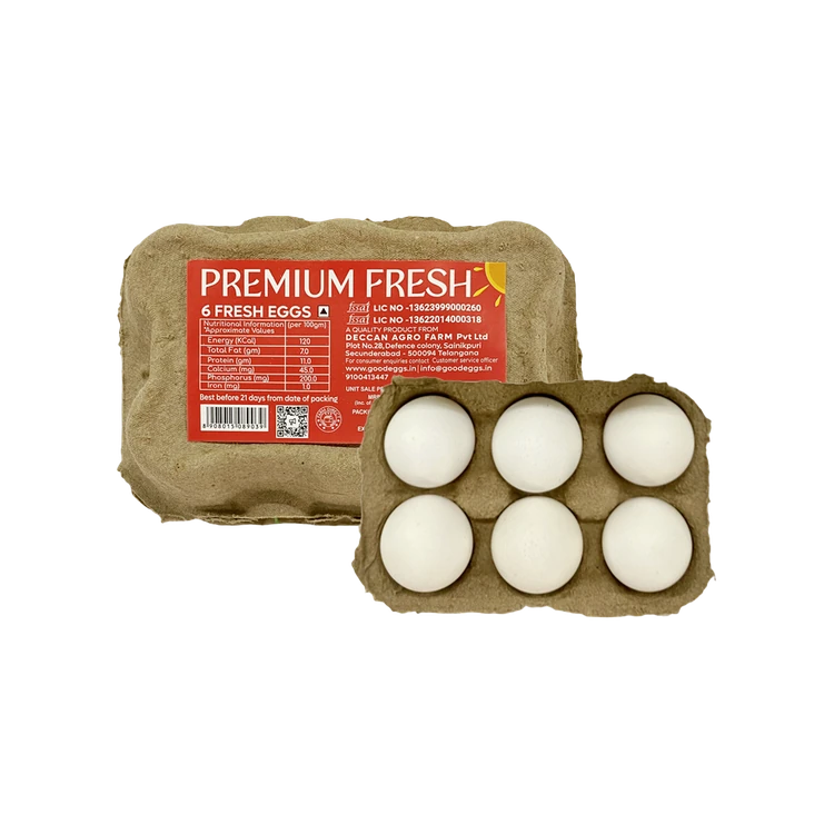 dr Good Premium Fresh White Protein Rich Eggs
