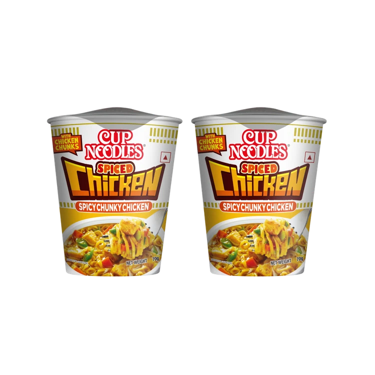 Nissin Spiced Chicken Cup Noodles - Pack of 2