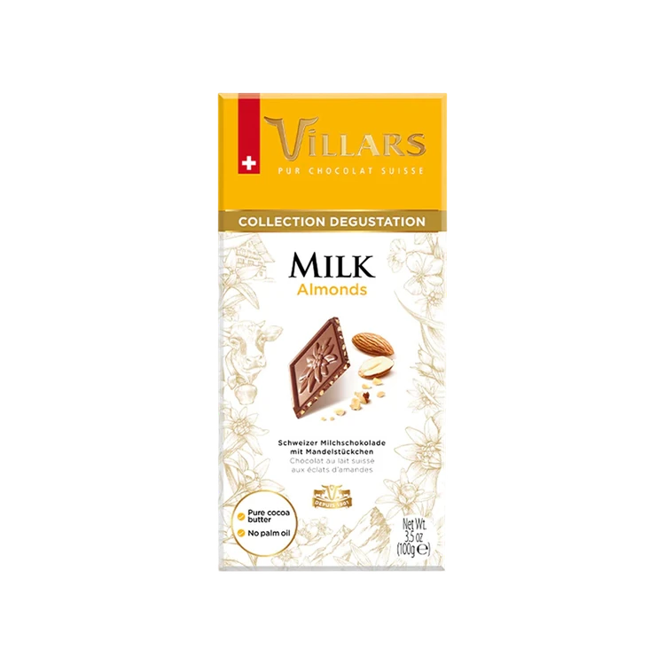 Villars Milk Chocolate Bar (Almonds)