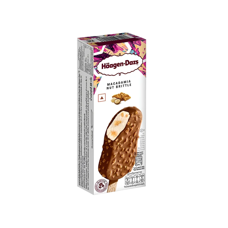 Haagen-Dazs Macadamia Nut Brittle Bar Ice Cream Stick