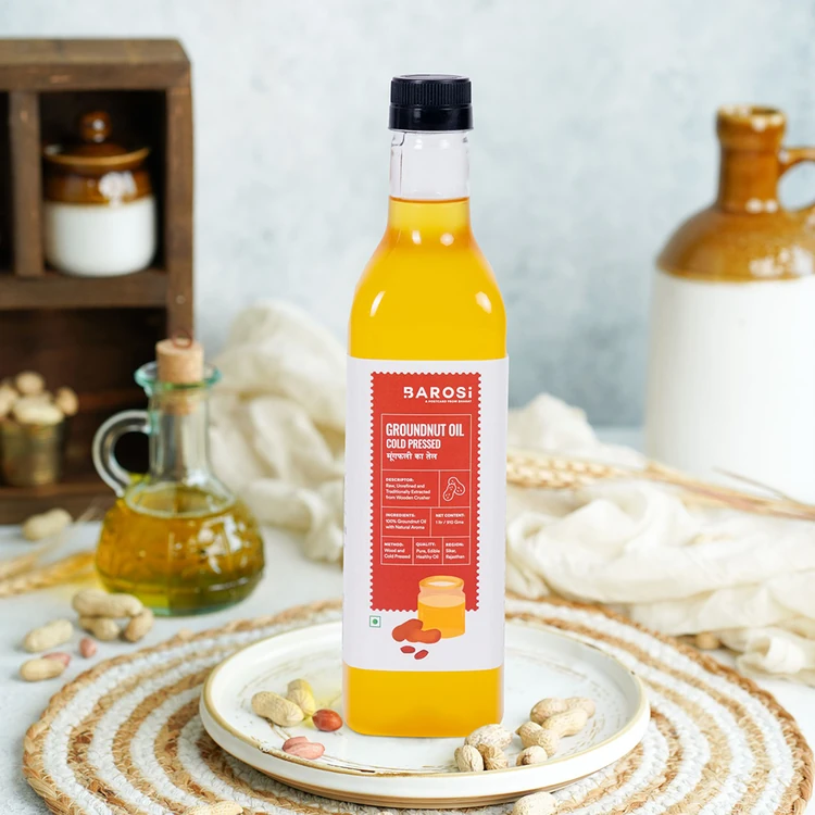 Barosi Cold Pressed Groundnut Oil (Cold Pressed Kadale Enne)