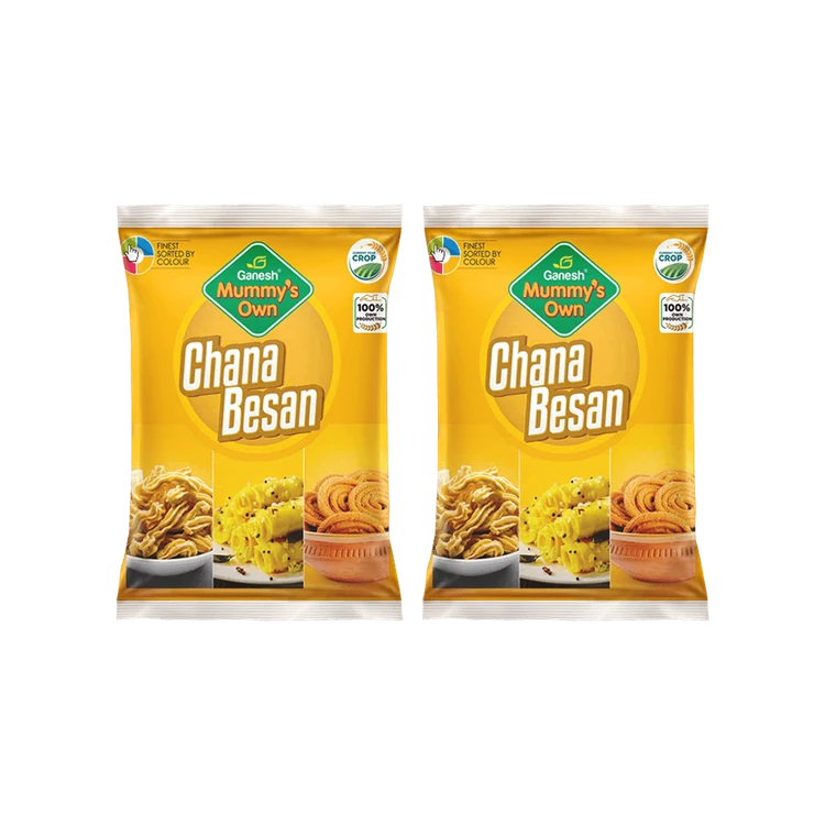 Ganesh Gold Chana Besan - Pack of 2 (Kadale Hittu)
