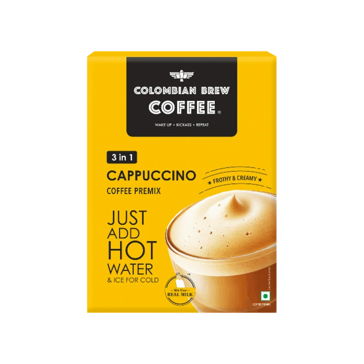 Colombian Brew Coffee Cappuccino Coffee Premix