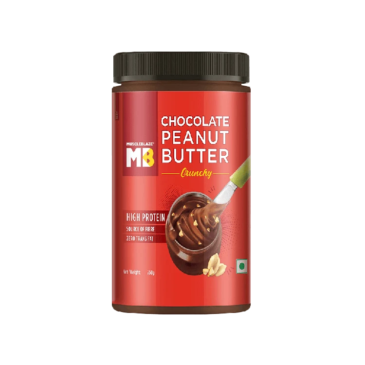 MuscleBlaze Chocolate Crunchy Peanut Butter