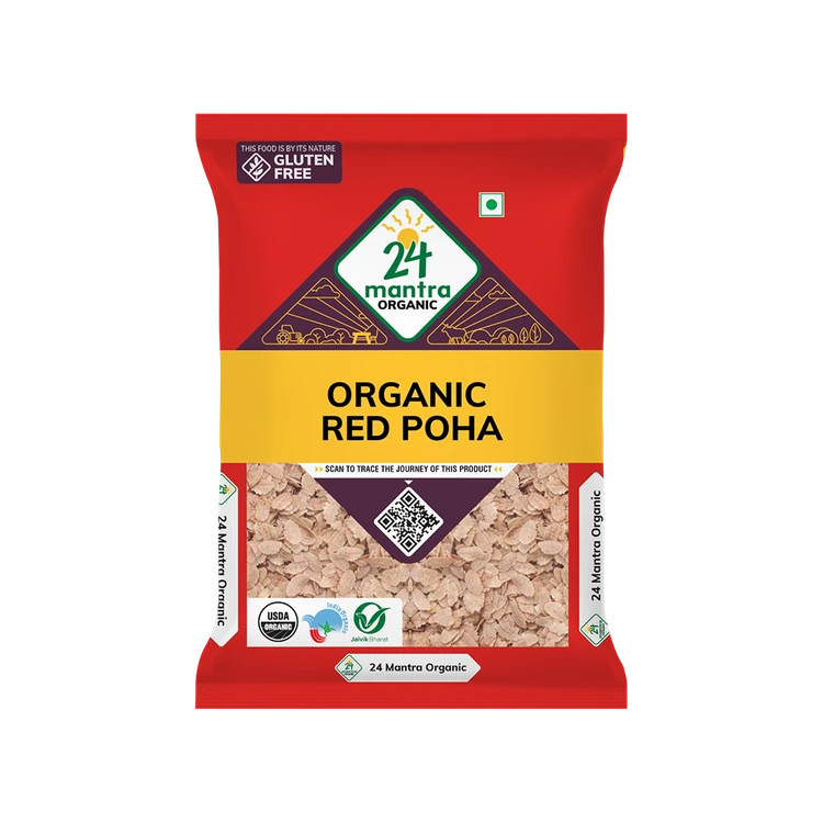 24 Mantra Organic Red Poha (Avalakki)