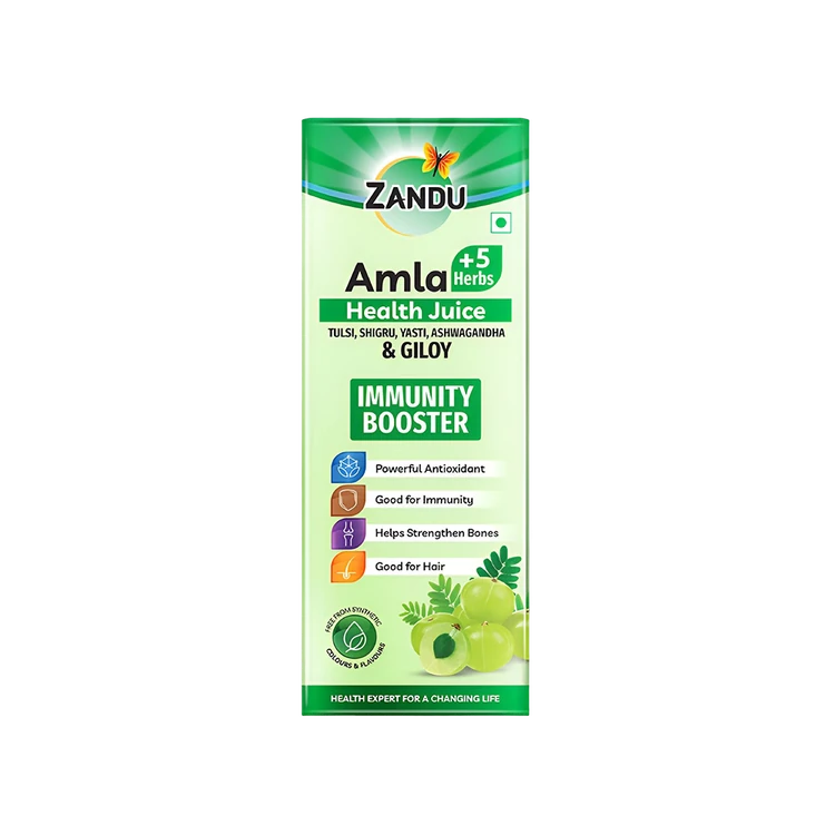 Zandu mla Plus 5 Herbs Immunity & Health Juice
