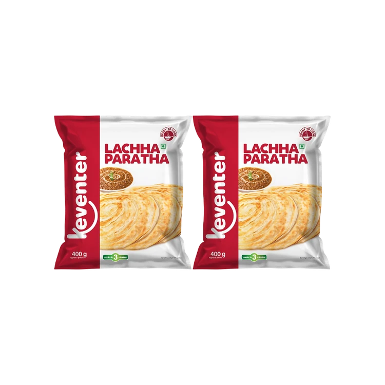 Keventer Lachha Paratha (Frozen) - Pack of 2