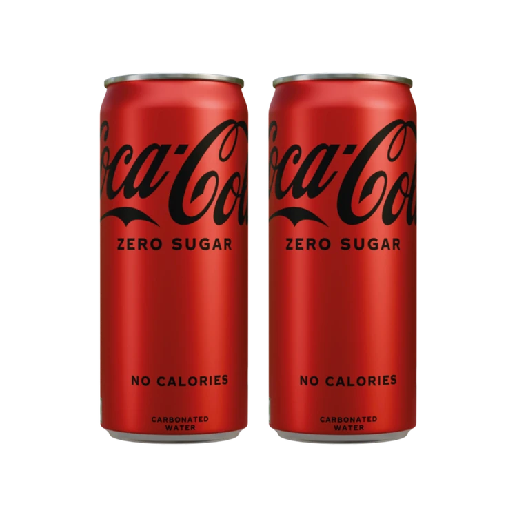 Coca-Cola Zero Sugar Soft Drink - Pack of 2