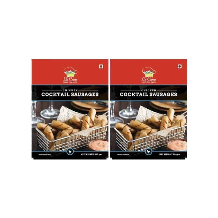 La Carne Cocktail Chicken Sausage (Frozen) - Pack of 2