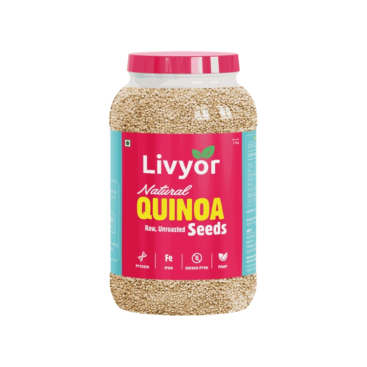 Livyor Unroasted Organic Quinoa Seeds
