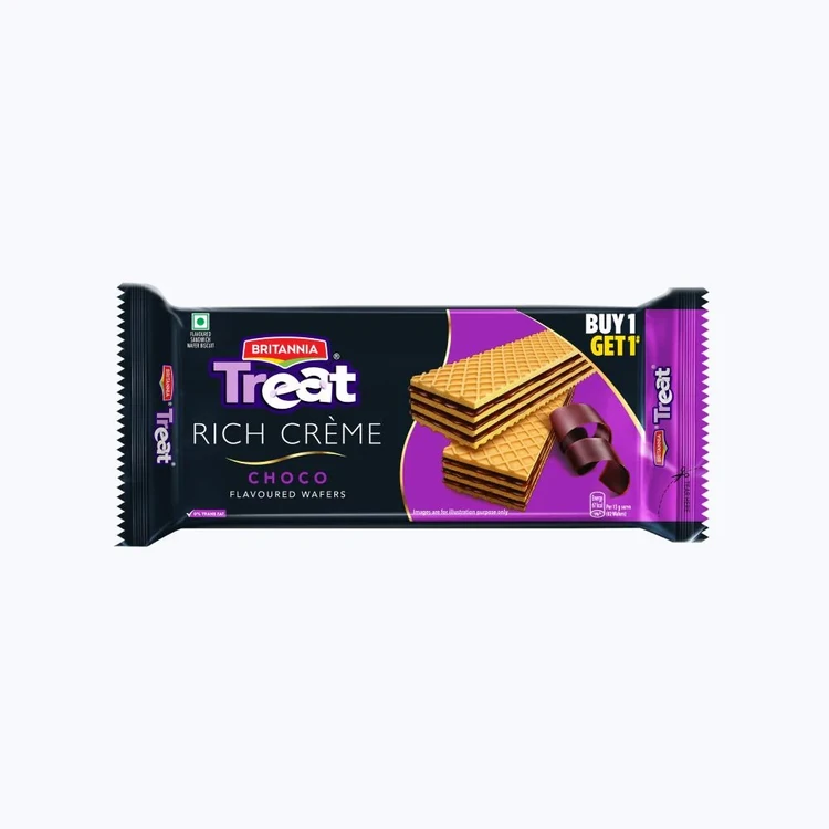 Britannia Treat Rich Creme Choco Flavoured Wafers