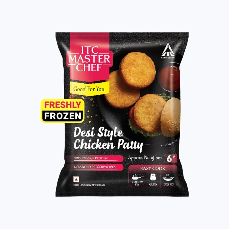 ITC Master Chef Desi Style Chicken Burger Patty