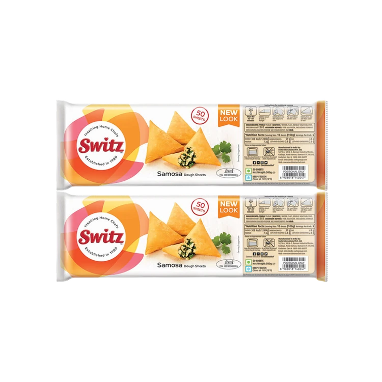 Switz Samosa Patti Dough Sheets (Frozen) - Pack of 2
