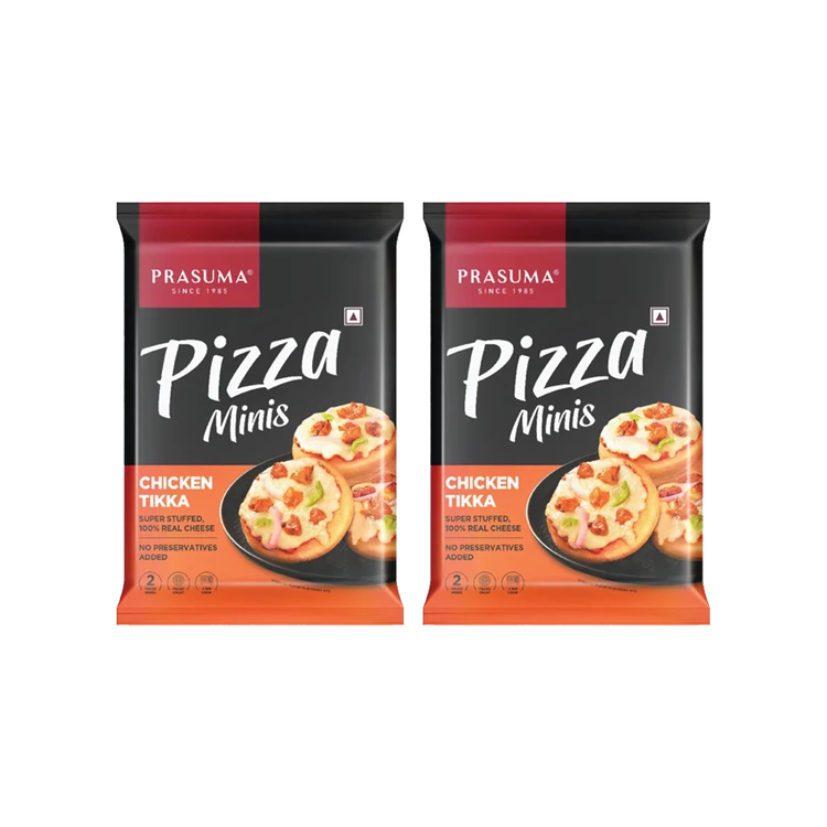 Prasuma Chicken Tikka Pizza Minis - Pack of 2