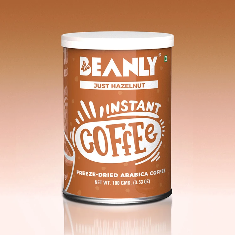 Beanly Hazelnut Instant Coffee