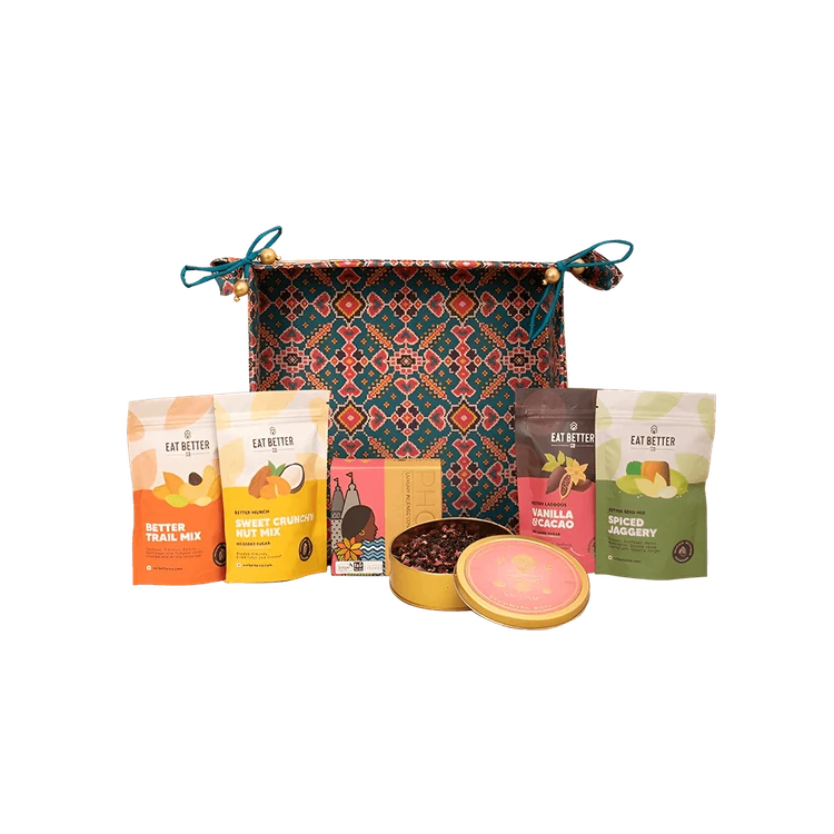 Eat Better Co Patola Art Tray Dry Fruits Gift Pack