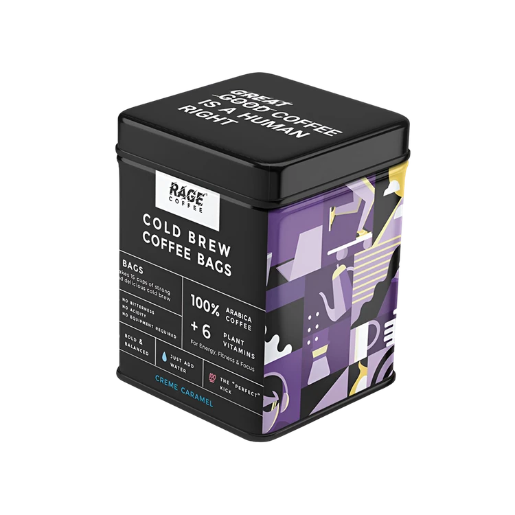 Rage Coffee Cold Brew Creme Caramel Coffee Bags