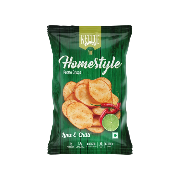 Kettle Studio Homestyle Potato Crisps - Lime & Chilli