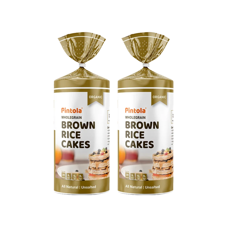 Pintola Wholegrain Brown Rice Rice Cake - Pack of 2