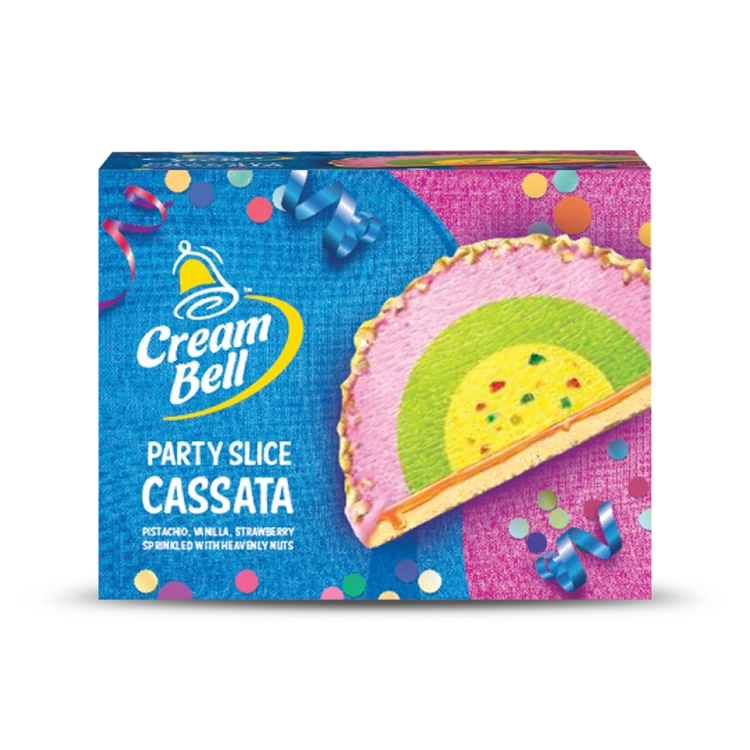 Cream Bell Party Slice Cassata Ice Cream