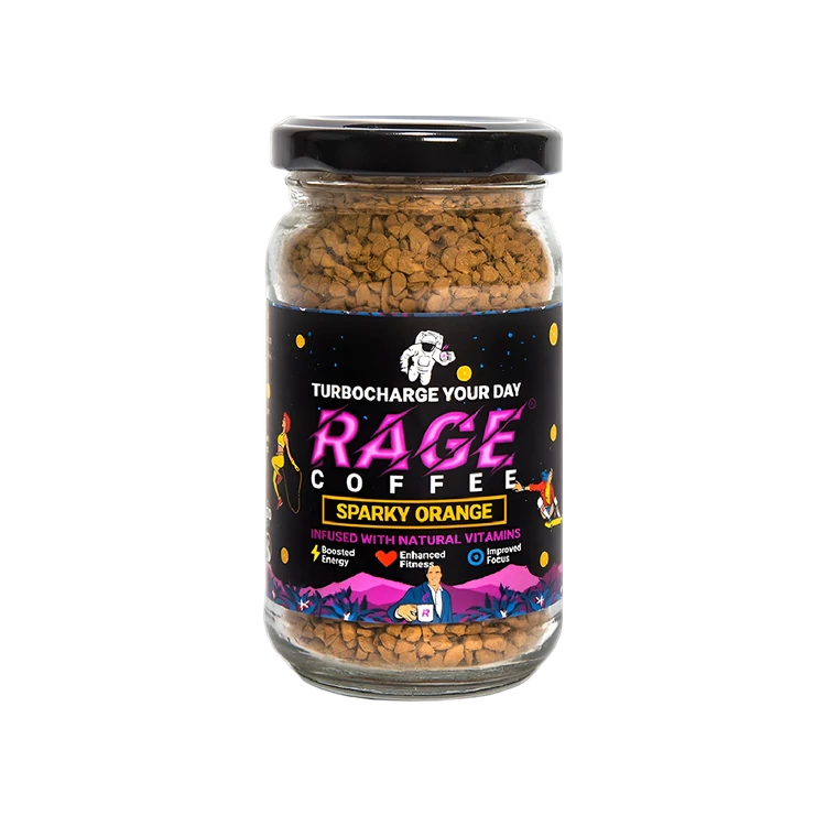 Rage Coffee Sparky Orange Instant Flavoured Coffee