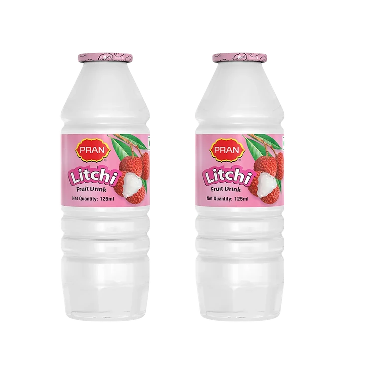 Pran Litchi Fruit Juice - Pack of 2