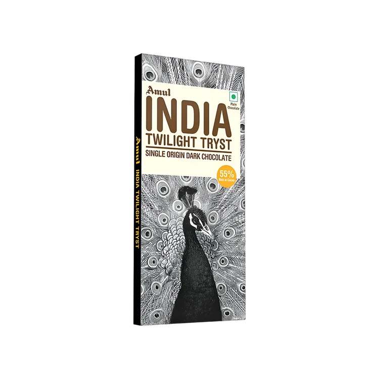 Amul India Twilight Tryst Dark Chocolate Bar (55 % Rich in Cocoa)