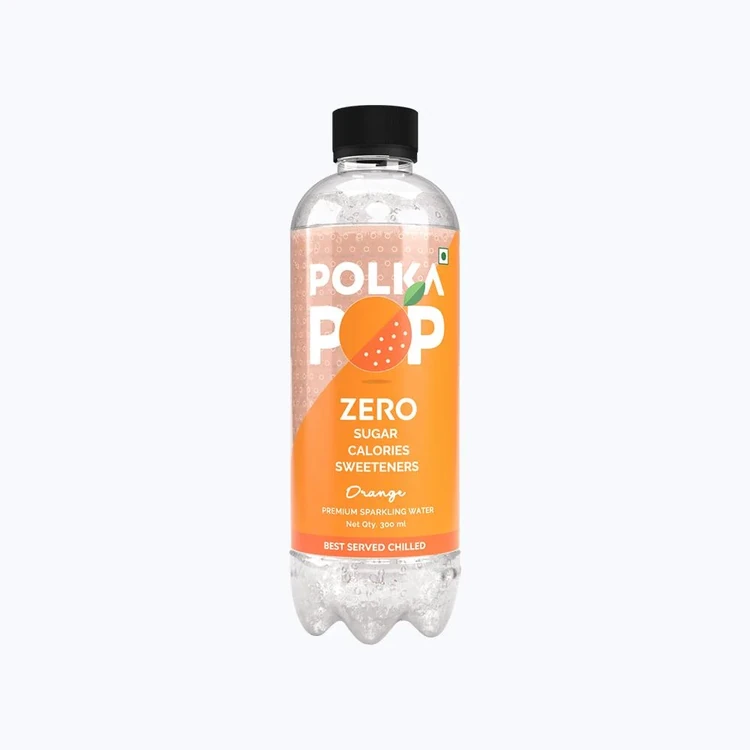 Polka Pop Zero Sugar Orange Sparkling Drink