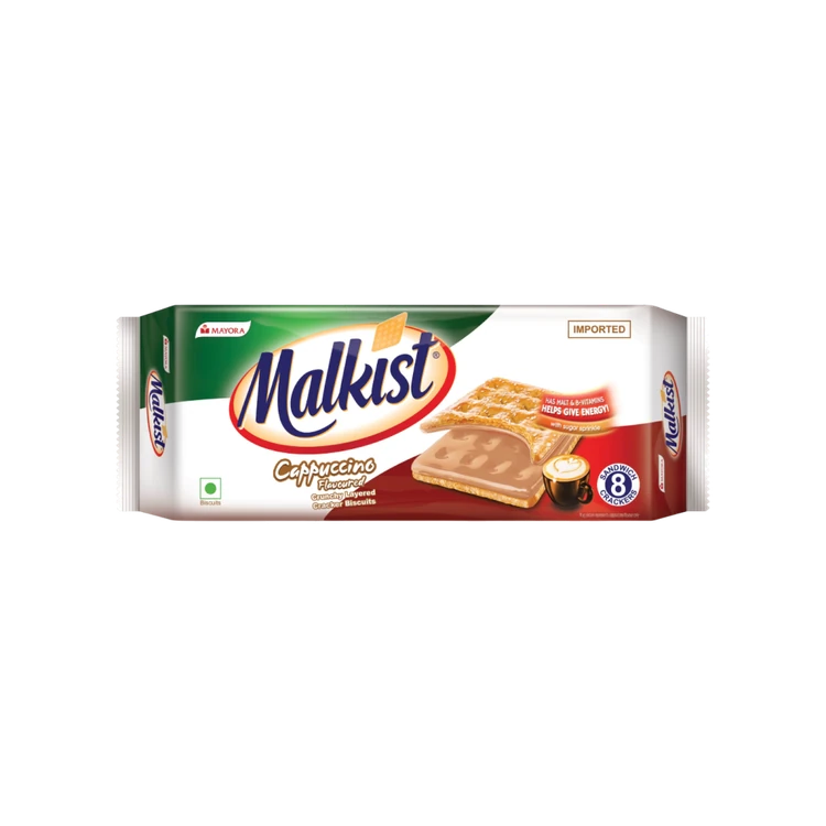 Malkist Cappuccino Flavoured Cracker Biscuit - Family Pack