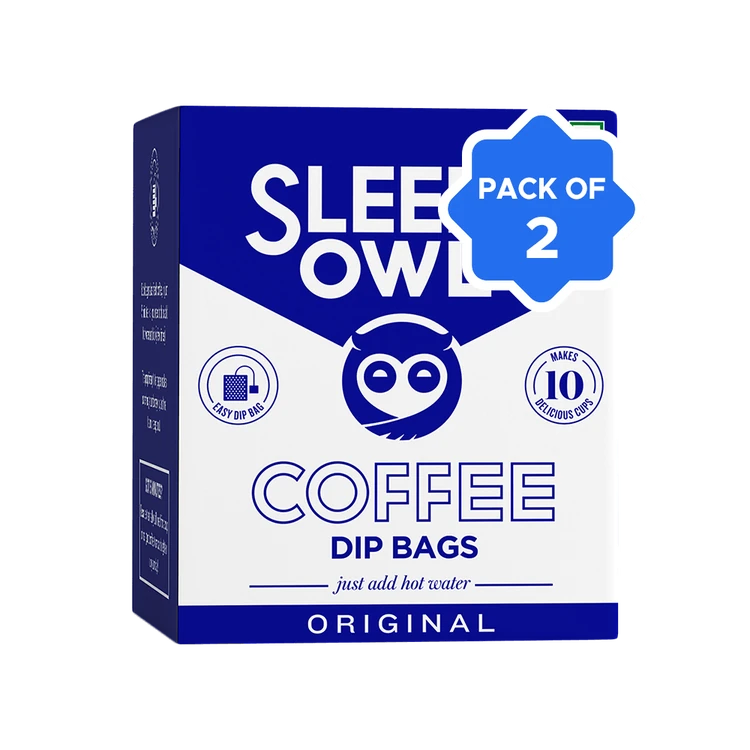 Sleepy Owl Original Hot Brew Coffee Bags - Pack of 2