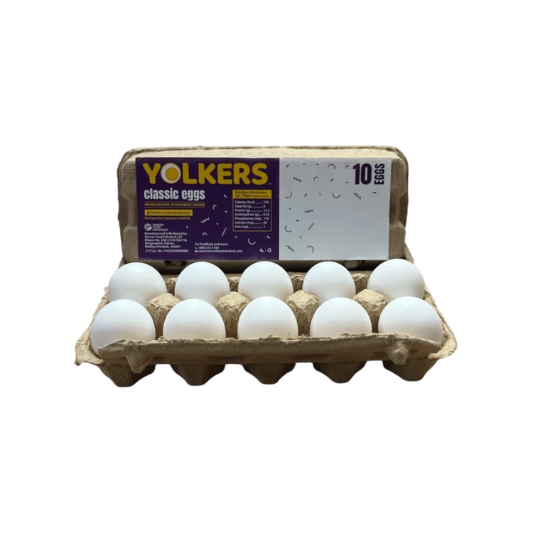 Yolkers Classic White Eggs