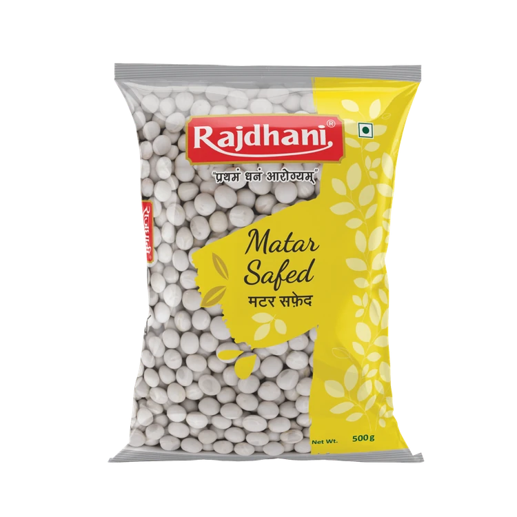 Rajdhani White Dried Peas (Bili Kadle Kalu (Dry))