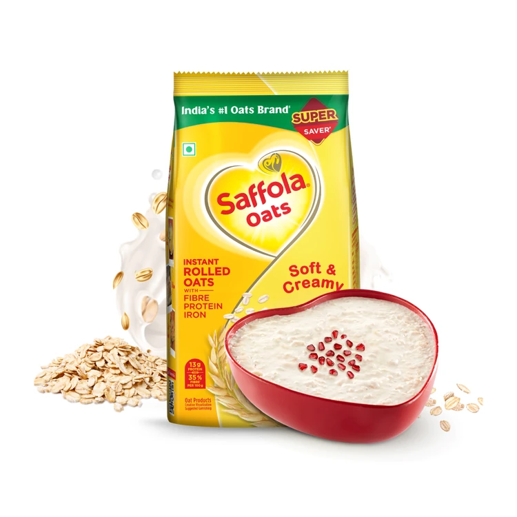 Saffola Oats Soft & Creamy Instant Rolled Oats