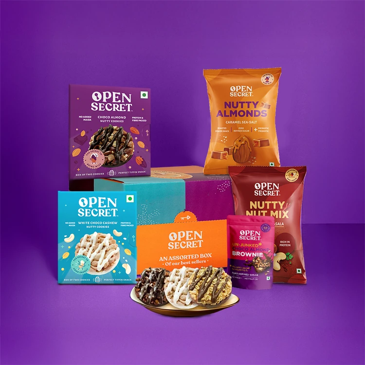 Open Secret Cookies, Brownie & Dry Fruits Gift Pack